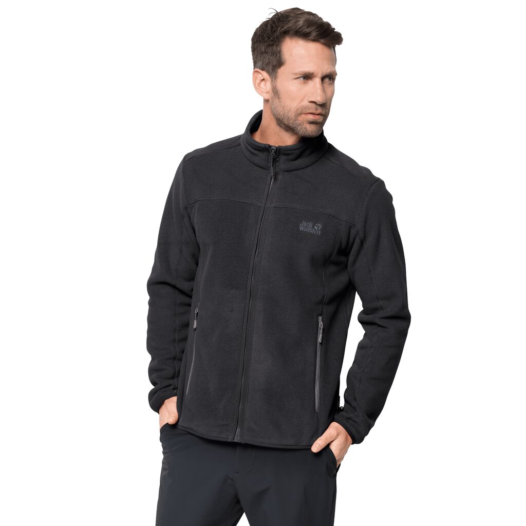 Jack Wolfskin MOONSHINE ALTIS fleece ζακετεσ ανδρικα μαυρα | GR6254214